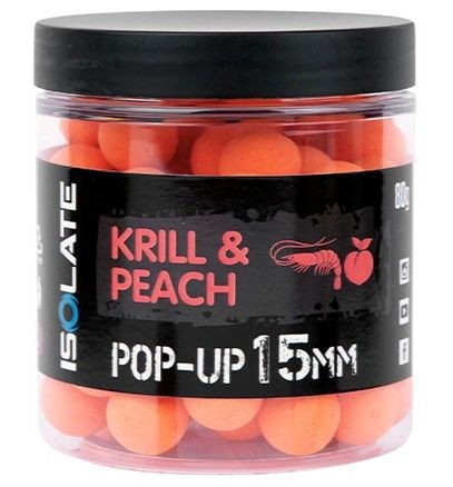 Shimano Plovoucí Boilie Isolate Pop-Up Krill Peach Fluoro Orange